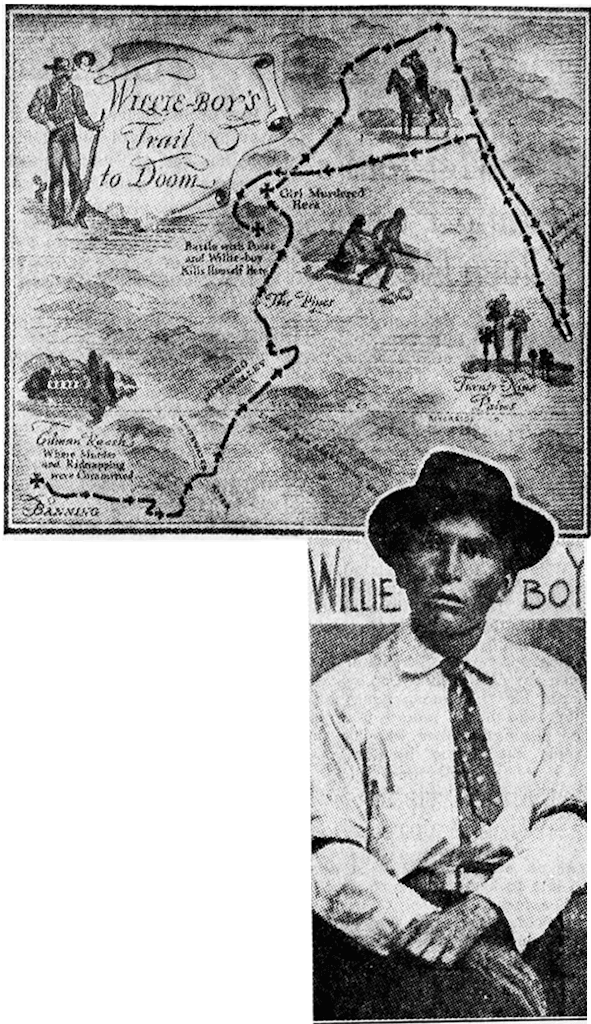 Willie Boy photo and map.