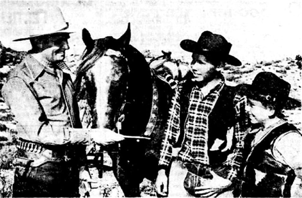 Gene Autry with John and Charles Kee