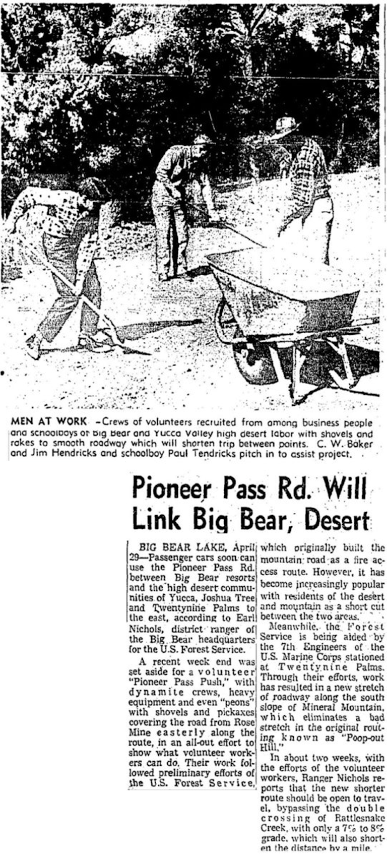 Apr. 30, 1959 - LA Times article clipping