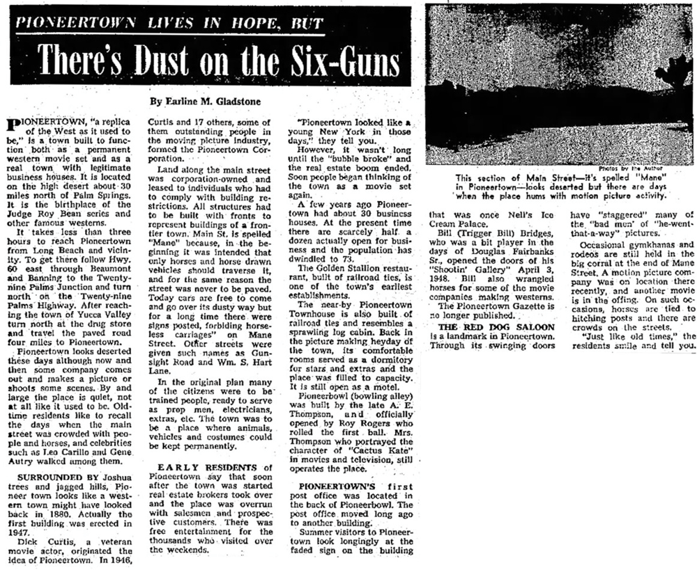 Jan. 14, 1962 - Independent Press Telegram article clipping