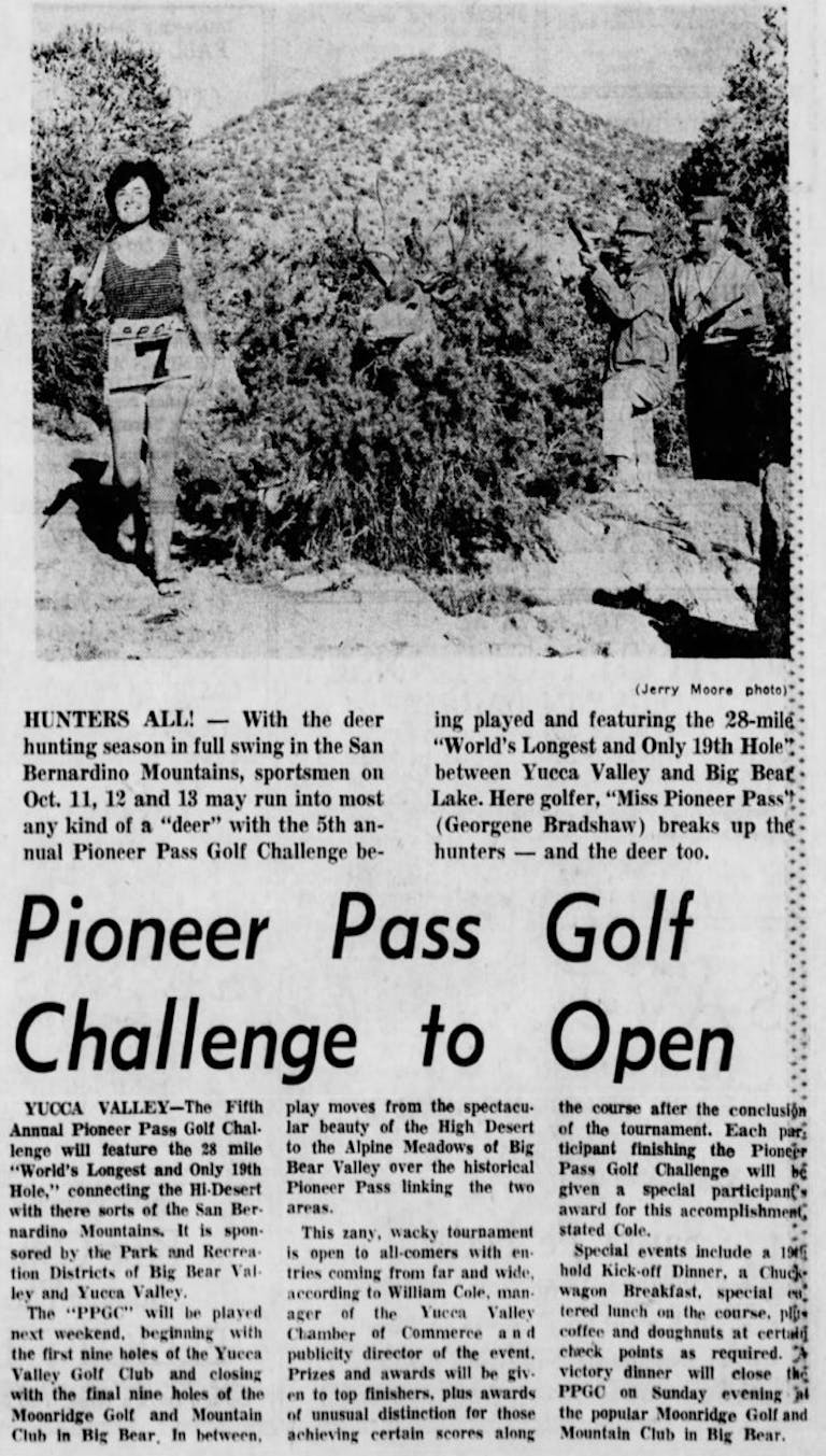 Oct. 6, 1963 - The San Bernardino County Sun article clipiing