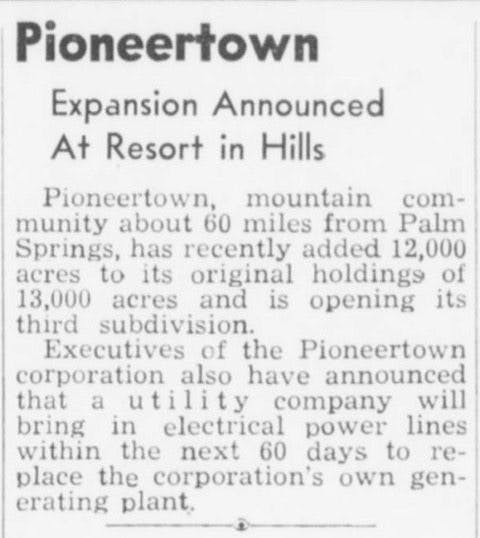 June 29, 1948 - Desert Sun article clipping