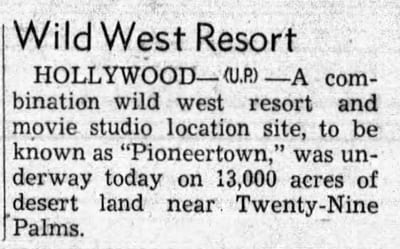 March 22, 1946 - Santa Maria Times article clipping