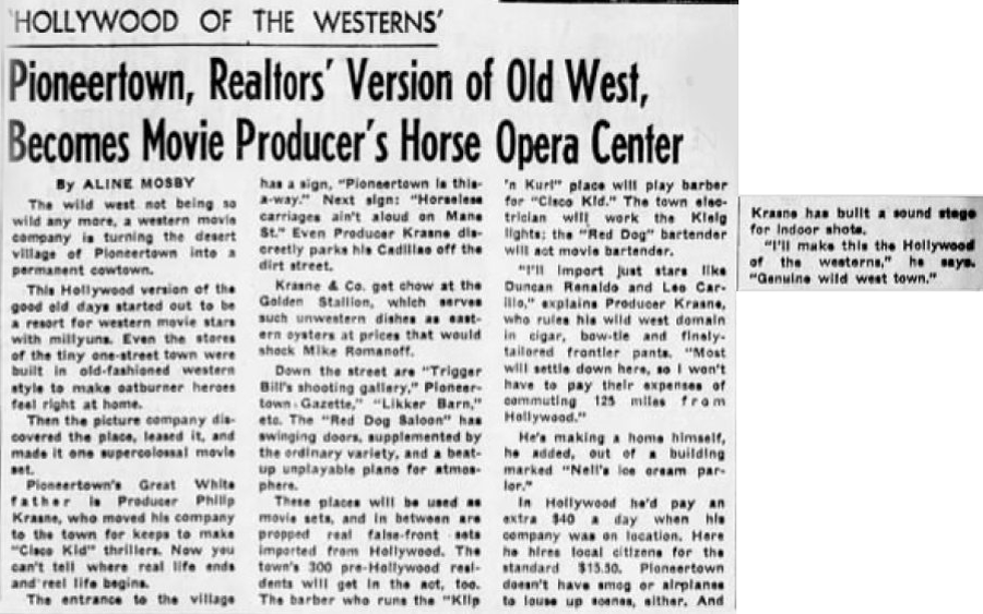 Dec. 12, 1948 - The San Bernardino County Sun article clipping