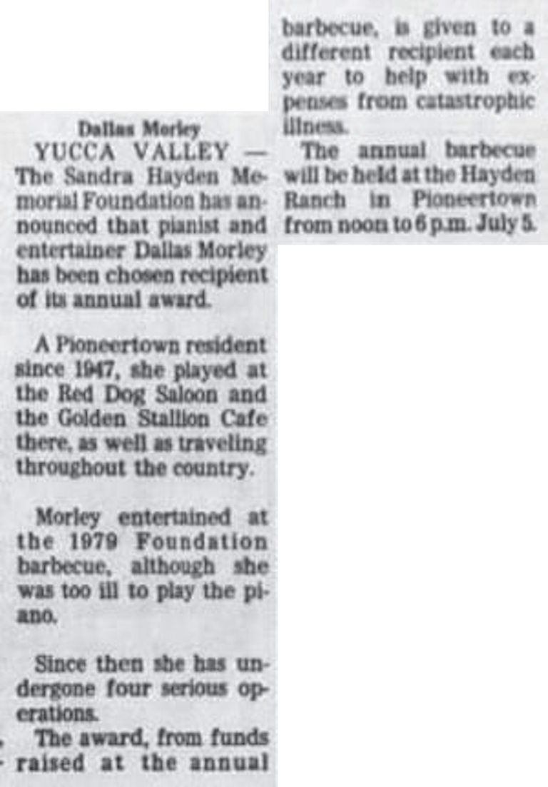 June 24, 1981 - The San Bernardino County Sun Article Clipping