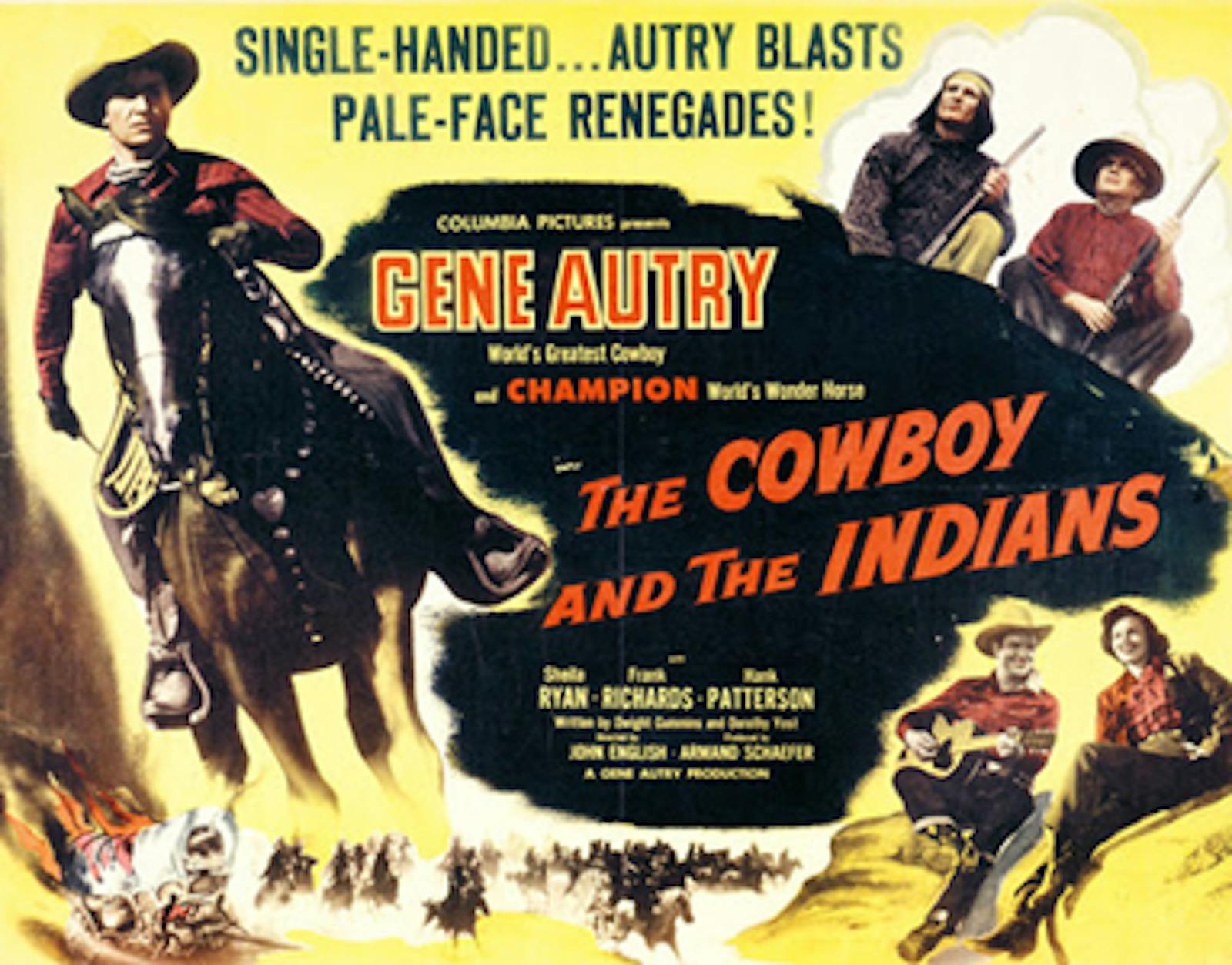 The Cowboy and the Indians lobby card